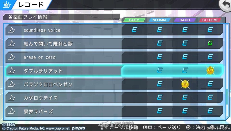 初音未来歌姬计划F2 EX歌曲攻略 初音未来歌姬计划F2 EX歌曲攻略