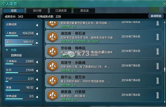 天涯明月刀ol三测最全隐藏成就点攻略 天涯明月刀ol三测最全隐藏成就点攻略