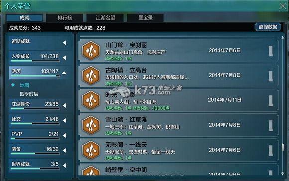 天涯明月刀ol三测最全隐藏成就点攻略 天涯明月刀ol三测最全隐藏成就点攻略