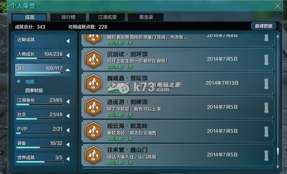 天涯明月刀ol三测最全隐藏成就点攻略 天涯明月刀ol三测最全隐藏成就点攻略