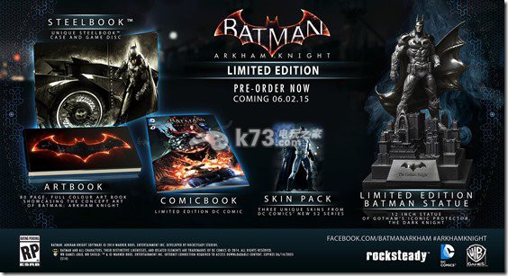 《蝙蝠侠阿甘骑士》延期至2015年发售 《蝙蝠侠阿甘骑士》延期至2015年发售