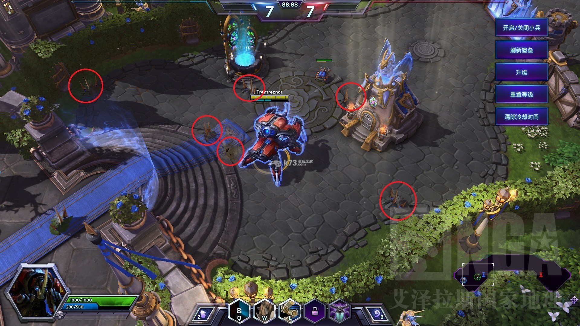 风暴英雄小强穿刺Q技能使用技巧 风暴英雄小强穿刺Q技能使用技巧