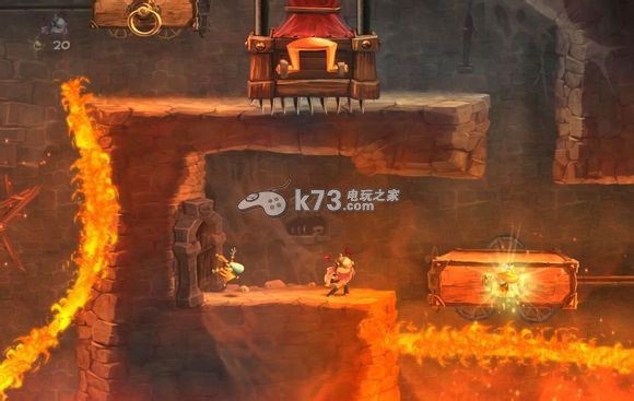 雷曼传奇时间模式第一幕流沙的过法 雷曼传奇时间模式第一幕流沙的过法