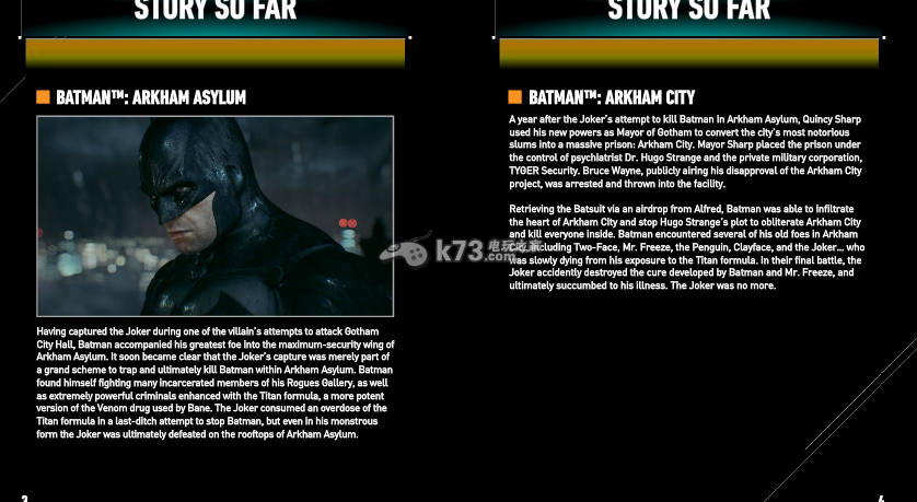 蝙蝠侠阿卡姆骑士官方攻略书分享 蝙蝠侠阿卡姆骑士官方攻略书分享