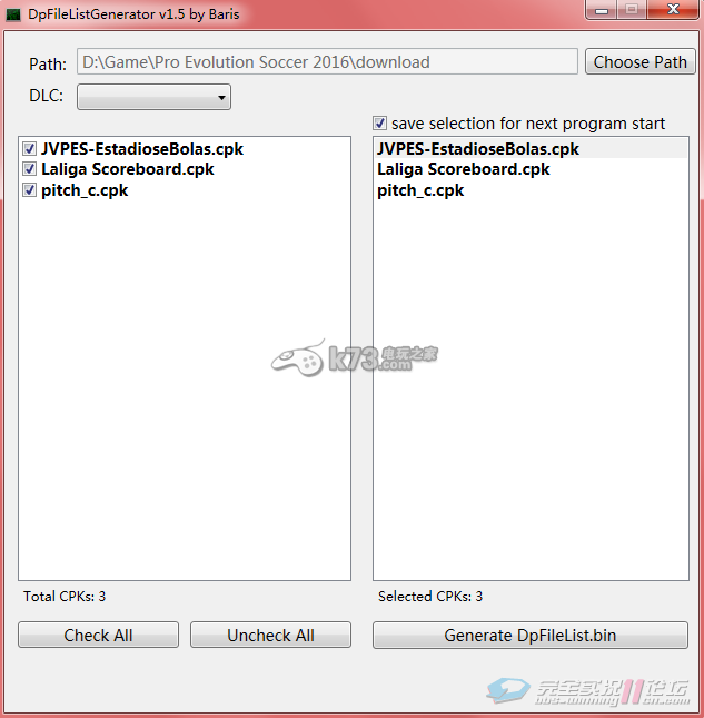 实况足球2016 CPK工具使用教程 实况足球2016 CPK工具使用教程