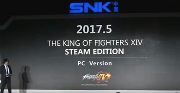 《拳皇14》pc版公布 5月登陆steam平台