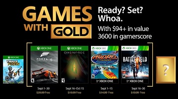 Xbox Live金会员2017年9月免费《极限竞速5》等