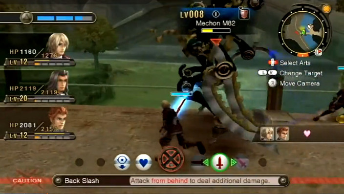 《异度之刃3ds》与Wii原版画面对比视频